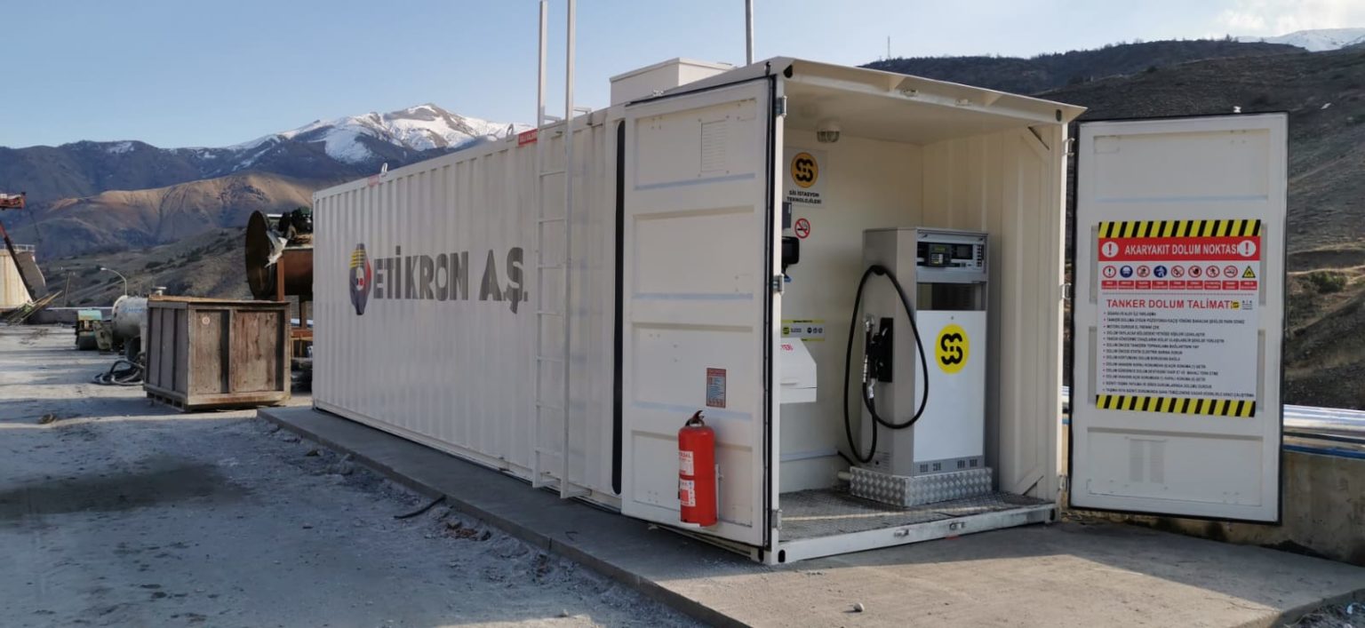 Eti Krom A.Ş. SIS SKID Mobil İstasyon teslimi ve 2 kurum içi akaryakıt